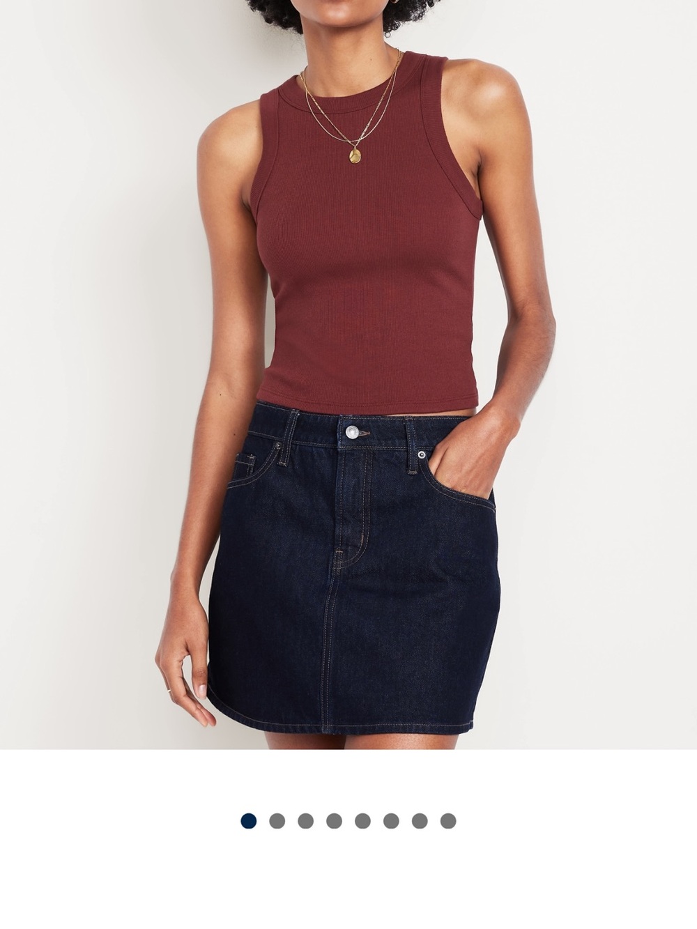 Old Navy Snug Cropped Ribbed Tank Top